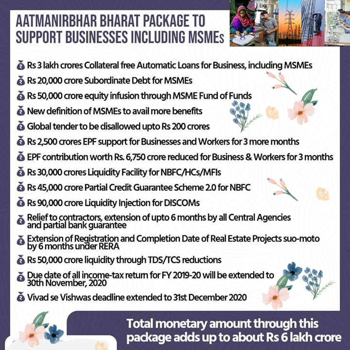 Aatmanirbhar Bharat Abhiyaan to support Indian economy in fight against COVID19