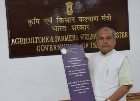 Guidance videos produced by NCDC on &lsquo;Formation and Registration of A Cooperative&rsquo; for eighteen different states  launched by Agriculture Minister Tomar