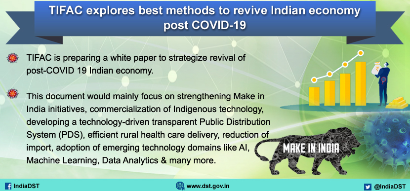 TIFAC explores best methods to revive Indian economy post COVID-19