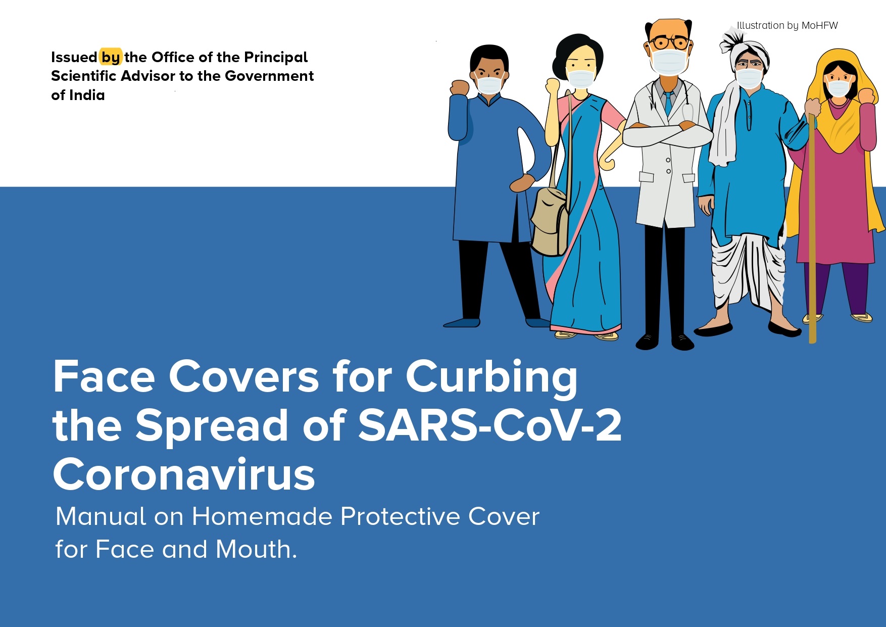 How to prepare homemade face covers-Guidelines by Office of the Principal Scientific Adviser to Govt. of INDIA