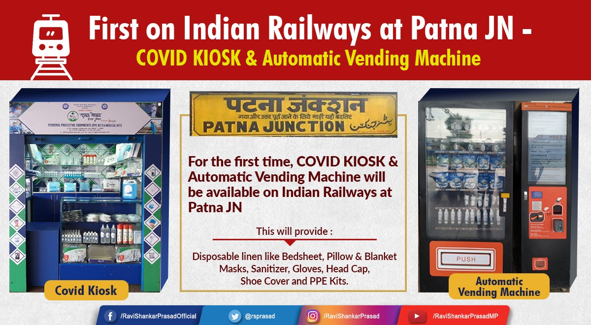 COVID KIOSK & Automatic Vending Machine