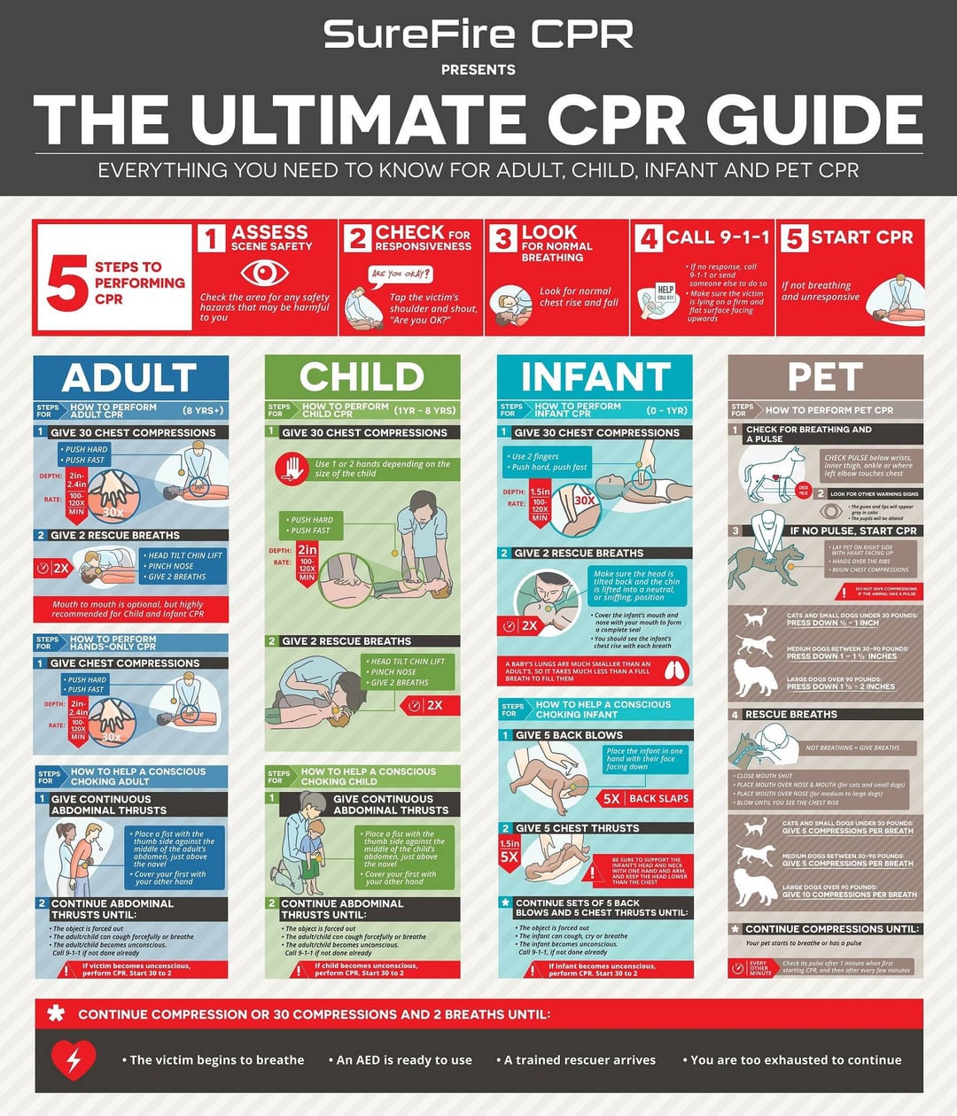 CPR infographic handy in case of emergency 