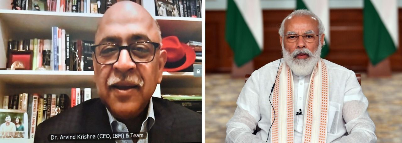 PM Modi interacted with IBM C.E.O